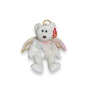 Ty Beanie Baby Halo the Angel Bear Retired 1998 PE Pellet